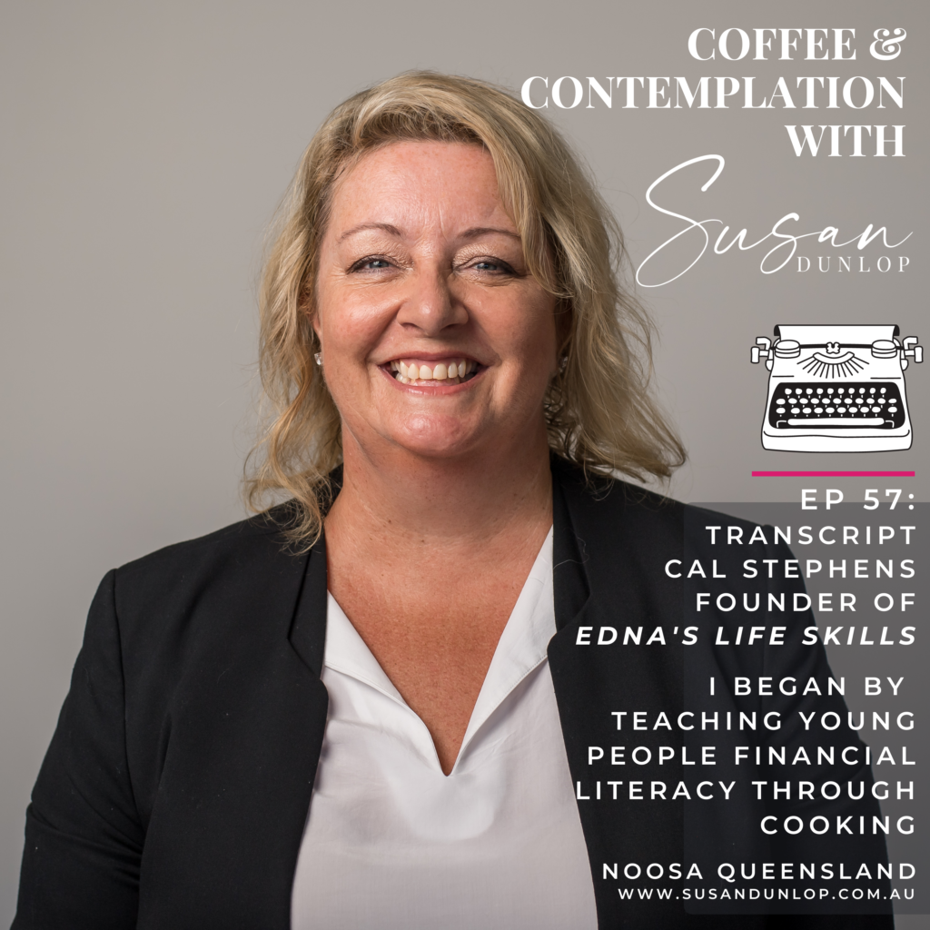 Cal Stephens guest on Coffee and Contemplation with Susan