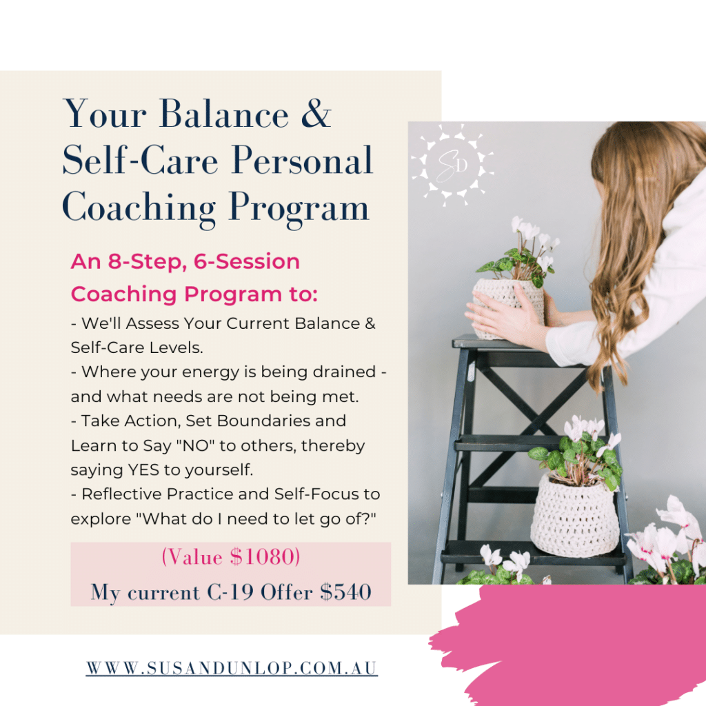 YOUR BALANCE & SELF-CARE PERSONAL COACHING PROGRAM