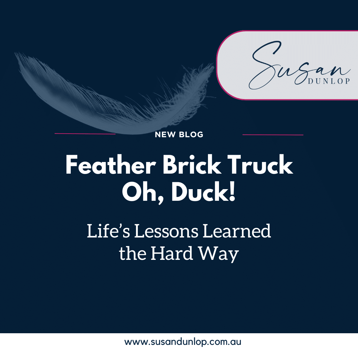 Feather Brick Truck Oh, Duck! Life's Lessons Learned the Hard Way