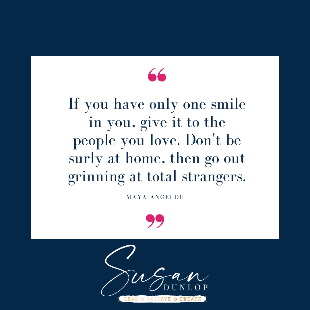 If you have only one smile