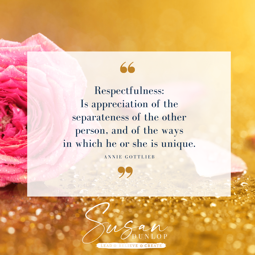 Respectfulness as a core value