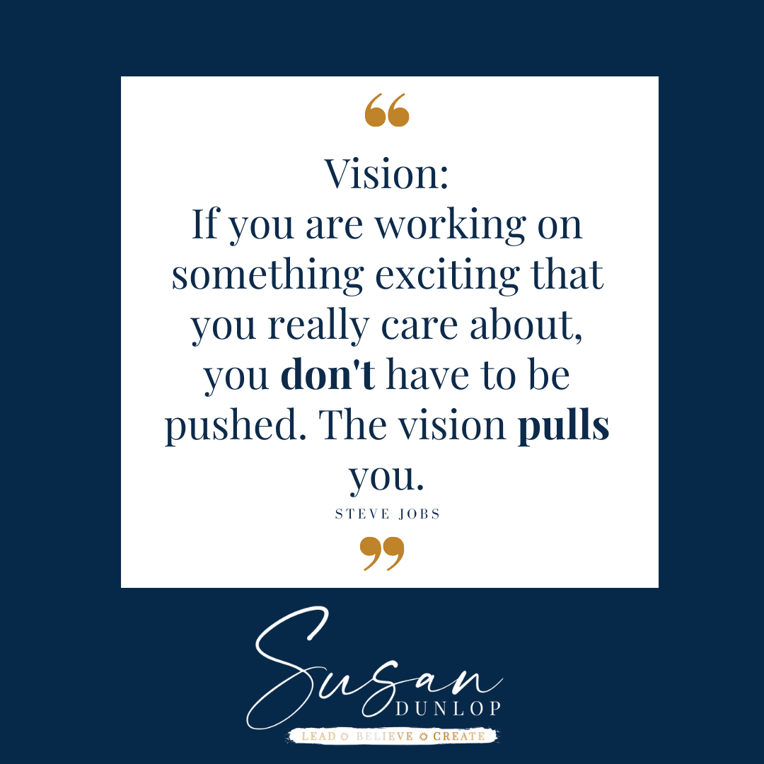 steve jobs quote about vision